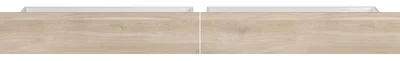 Image de lot de 2 tiroirs pour lit 140/160/180 cm - couleur naturelle - TENALIA