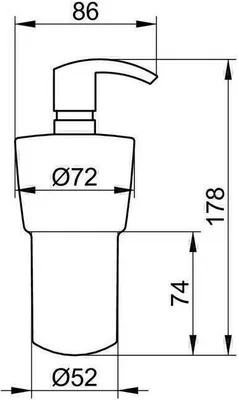 Produktbild von KEUCO 02753009000 Lotionspender City.2 02753
