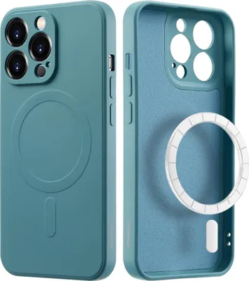 Productafbeelding van imoshion Color Backcover met MagSafe voor de Apple iPhone 14 Pro Max - Smoke Green