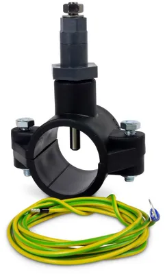 Produktbild von BAYROL Erdungskit für Poolanlagen mit Anbohrschelle Ø 50 mm und 2m Anschlusskabel