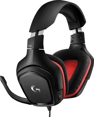 Immagine prodotto di Logitech G G332 Cuffie a Padiglione Cablato da Gaming Nero Rosso