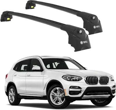 Zdjęcie produktu dla TURTLE BAGAŻNIK DACHOWY AIR-2 , Czarny do BMW X3 G01 2018 - 2024 (SUV)