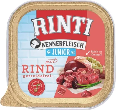 Image de Rinti 300gx9 Viande de Connaisseur Plus Junior Bœuf
