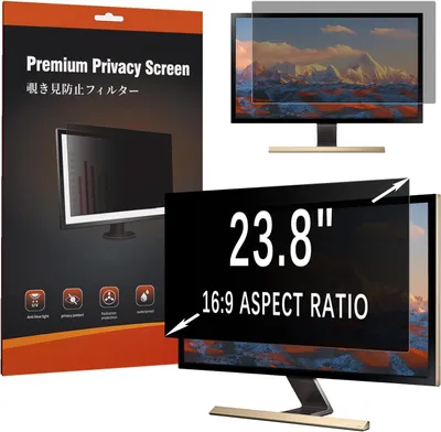 Obrázok produktu pre Ochranná fólia na obrazovku, proti podkukávaniu, 23,8 palca (60 cm), s filtrom modrého svetla, určená pre monitory s formátom 16:9