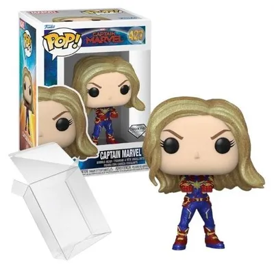 Productafbeelding van Funko Pop! Marvel: Captain Marvel (Diamond Collection) #427, speciale editie, exclusief