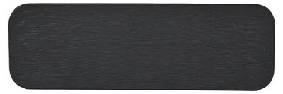 Produktbild von Servierplatte aus Keramik in Schwarz, modernes Design, langlebig und pflegeleicht