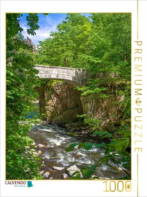 Produktbild von CALVENDO Puzzle Bodetal - Jungfernbrücke | 1000 Teile Lege-Größe 64x48cm Foto-Puzzle für glückliche Stunden