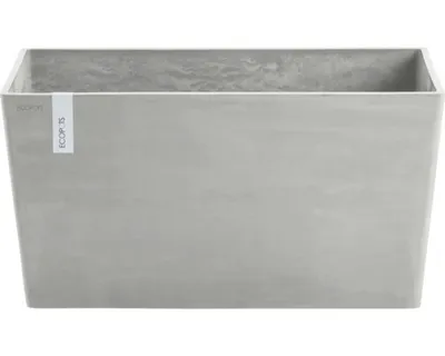 Obrázek produktu pro Květináč Ecopots Paris plastový Ø 96,6 cm 99,7 x 46,4 x 51 cm šedý