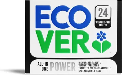 Produktbild von Ecover - All-in-One Power-Geschirrspültabs - 24 Tabs - 1 Stück