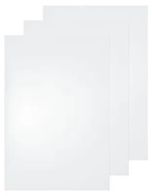 3 transparente PVC-Folien, 297 x 210 mm, 0,3 mm, für DIY und Schilder