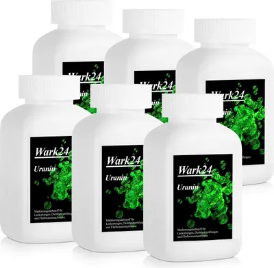 Produktbild von Wark24 Uranin 100g Fluorescein Dichtigkeitsprüfungen Strömungsanalyse (6er Pack)