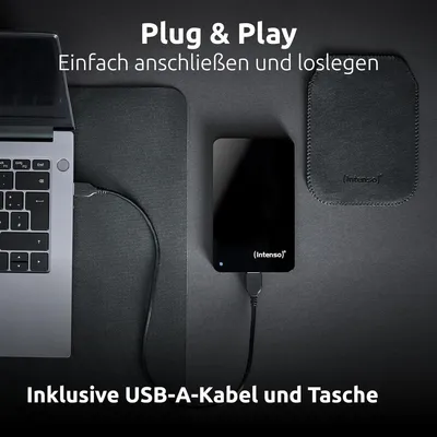 Produktbild von Intenso Memory Drive 1 TB schwarz externe Festplatte USB 3.0