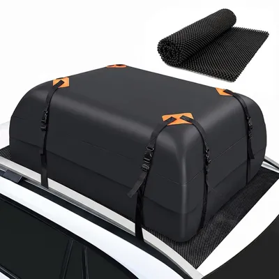 Immagine prodotto di Solidchoice - Scatola portatutto pieghevole per auto, 425 litri, contenitore per bagagli impermeabile