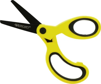 Immagine prodotto di Westcott KidsNEON forbici E-21563 00 punta tonda 13 cm giallo