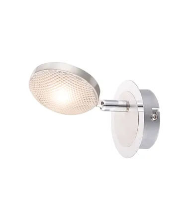 Produktbild von Globo Strahler Strahler Nickel Matt, Chorm, Aluminium, 1Xled 56184-1