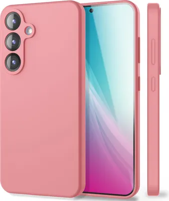 Produktbild von NALIA Silikonhülle für Samsung Galaxy S25 Plus – Kameraschutz & Innenfutter – PHOENIX (Soft-Touch Case) – Marke aus Berlin – Sanftrosa