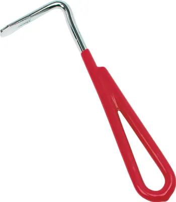 Produktbild von Huf-Kratzer mit PVC-Ummantelung Rot