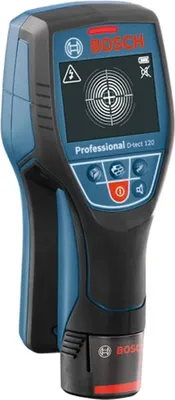 Immagine prodotto di Scanner da parete Bosch D-tect 120, con 1 batteria Li-Ion da 1,5 Ah, L-BOXX