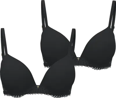 Produktbild von JOOP! Damen Bügelloser BH 2-Pack Beautiful - schwarz - Größe 70 D