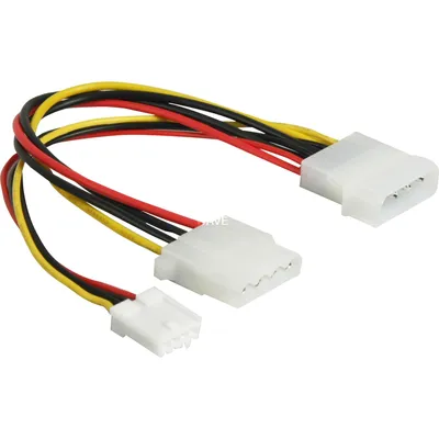 Image de Delock 82111 DELOCK Stromkabel Molex 4Pin -> Molex 4Pin +3,5 FDD