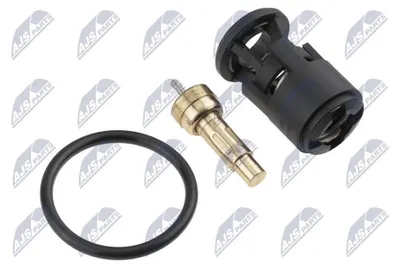 Produktbild von NTY Thermostat Kühlmittel 87°C für VW Golf IV Schrägheck (1J1) GOLF VI (5K1) Golf V Schrägheck (1K1) POLO (9N) Polo Schrägheck (6R1, 6C1) GOLF III