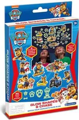 Image de Paw Patrol Glow Shapes & Chase Stickers muraux pour chambre d'enfant
