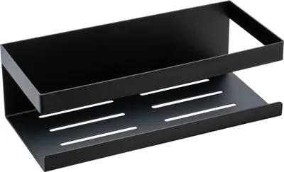 Produktbild von Schöner Wohnen Edelstahl Wandablage Meleto Schwarz Ordnung Badezimmer Aufbewahrung Ablage