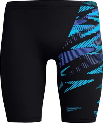 Produktbild von Speedo Hyperboom Jammer Badehose für Herren chlorbeständig, Farbe:Schwarz, Größe:8