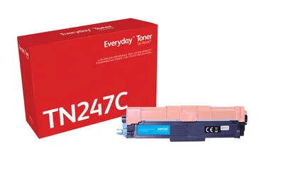 Produktbild von Everyday™ Cyan Toner von , kompatibel mit Brother TN247C, Hohe Kapazität, 2300 Seiten, 2300 Seiten, Cyan, 1 Stück(e)