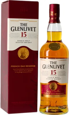 Produktbild von The Glenlivet 15 Jahre The French Oak Reserve Single Malt Scotch Whisky | 40 % vol | 0,7 l