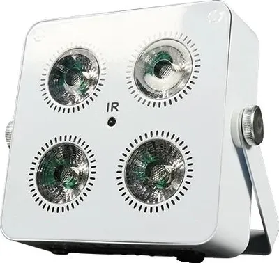 Produktbild von LED Par-Licht, 4x18W, 25° Abstrahlwinkel, 6/8/10 DMX-Kanäle, Weiß, EU-Stecker