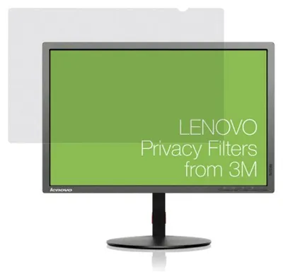 Produktbild von Lenovo 4XJ0L59638, 49,5 cm (19.5"), 16:9, Monitor, Rahmenloser Blickschutzfilter, Antireflexbeschichtung, 70 g