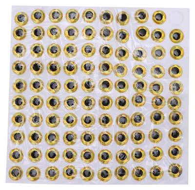 Obrázek produktu pro Simulace Fisheye samolepka Odolná Lehká Není snadné ji upustit 3D samolepkaGold