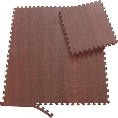 Produktbild von Sporttrend 24® 6 Schutzmatten ohne Randstücke Set Dunkelbraun 60x60x1cm | 2,16qm | Bodenschutzmatte Unterlegmatte Puzzlematte für Fitnessgeräte Sportgeräte
