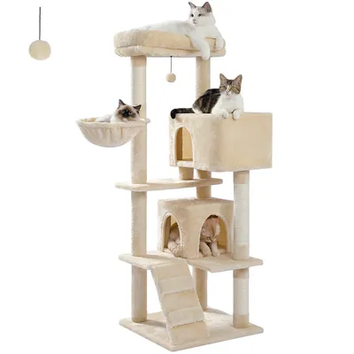 Produktbild von PAWZ Road Katzenbaum mit 2 Condos, Kratzbaum Groß 143cm