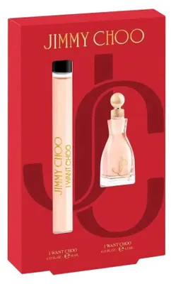 Zdjęcie produktu dla Zestaw Jimmy Choo: I Want Choo, woda perfumowana, dla kobiet, 10 ml oraz I Want Choo, woda perfumowana, dla kobiet, 4,5 ml *Miniatura