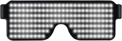 Obrázek produktu pro USB dobíjecí LED světelné brýle Smart Glasses Módní svítící brýle Svítící brýle pro každodenní dekoraci Bar Club KTV Party Costumes White