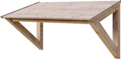 Produktbild von SKAN Holz Vordach Peol natur 148x87 cm