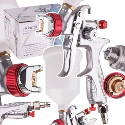 Produktbild von Hvlp 2,5 Mm Spritzpistole Für Lacke, Spaltfarben, 600 Ml