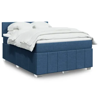 Produktbild von Möbel Boxspringbett mit Matratze Blau 140x190 cm Stoff - Klassische Betten 3289369
