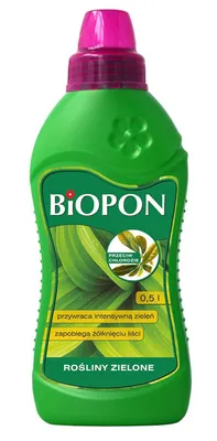 Obrázek produktu pro BIOPON hnojivo pro zelené rostliny proti chloróze 0,5L