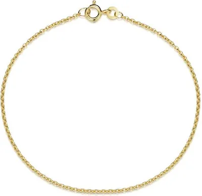 Produktbild von SILBERKETTEN STORE Erbsketten Armband 1,5mm - 333 Gold - 17cm