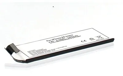 Immagine prodotto di Batteria ricaricabile per Apple APN:616-0613 agli ioni di litio, 3,7 V, 1400 mAh, nera.
