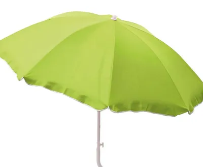 Produktbild von Strandschirm knickbar ca. 180 cm aus Polyester mit UV-Schutz und Mast