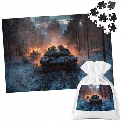 Image de Puzzle Tradycyjne - Czołg Wojsko Armia - 252El