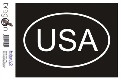 Produktbild von Aufkleber / Autoaufkleber - JDM / Die cut / Auto / OEM - Vereinigte Staaten - 110x70 mm weiß - Heckscheibe / Heckscheibenaufkleber