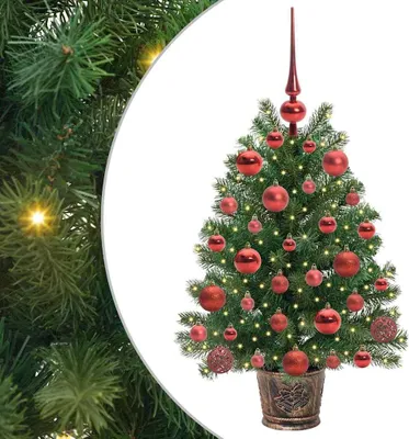 Image de vidaXL Arbre de Noël artificiel avec 150 LEDs Vert 75 cm PE et PVC