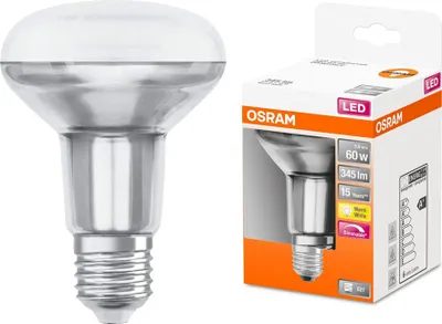 Zdjęcie produktu dla LEDVANCE 4058075433328, 4,9 W, 60 W, E27, 345 lm, 25000 h, Ciepłe białe