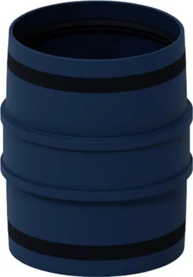 Produktbild von POLOPLAST POLO-KAL XS, Doppelmuffe, DN 90, 1 Stk.