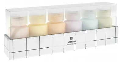 Productafbeelding van Rico Design Acrylini Wolset - Pastelset - 6 bollen